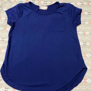 Girls navy blue shirt